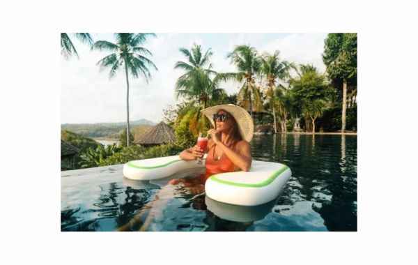 Надувное плавающее кресло-сиденье для открытой воды