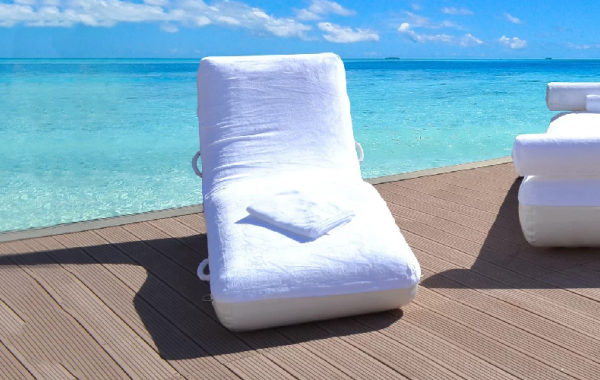 Надувной лежак