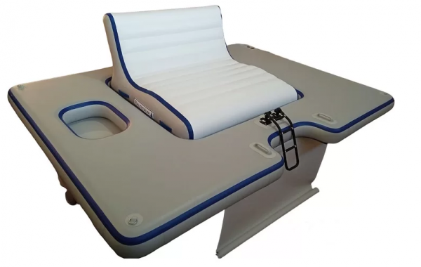 Надувной плот + лежак