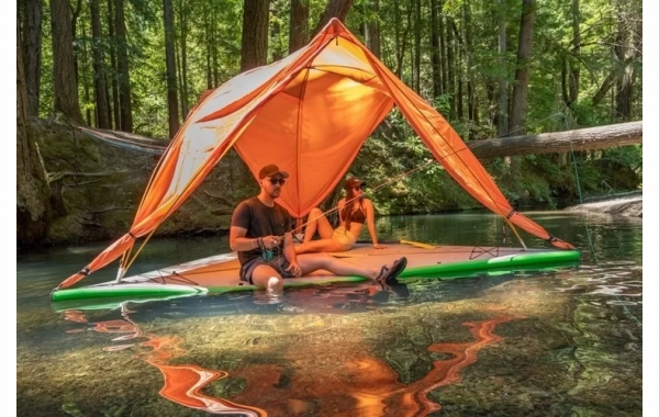 Надувной плот - подвесной гамак