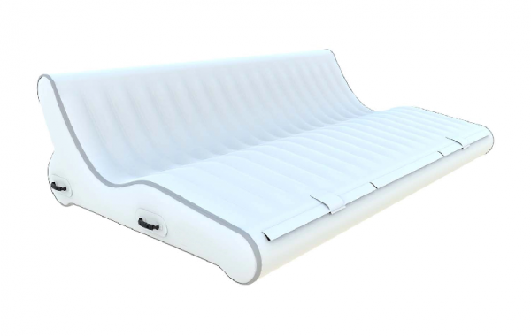 Пляжный плавающий надувной лежак ХL