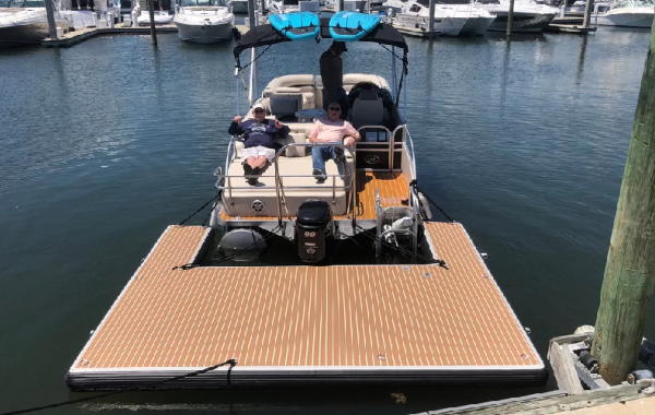 Надувной плот для катера с подвесным мотором XL