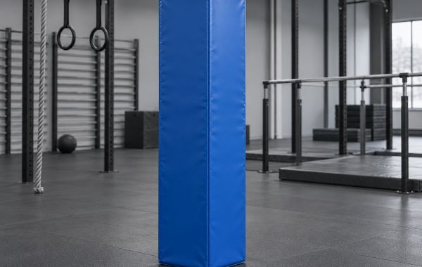 Мат для защиты колонны ПВХ 200×20×8 см, защита колонны, поролон 23 кг/м³