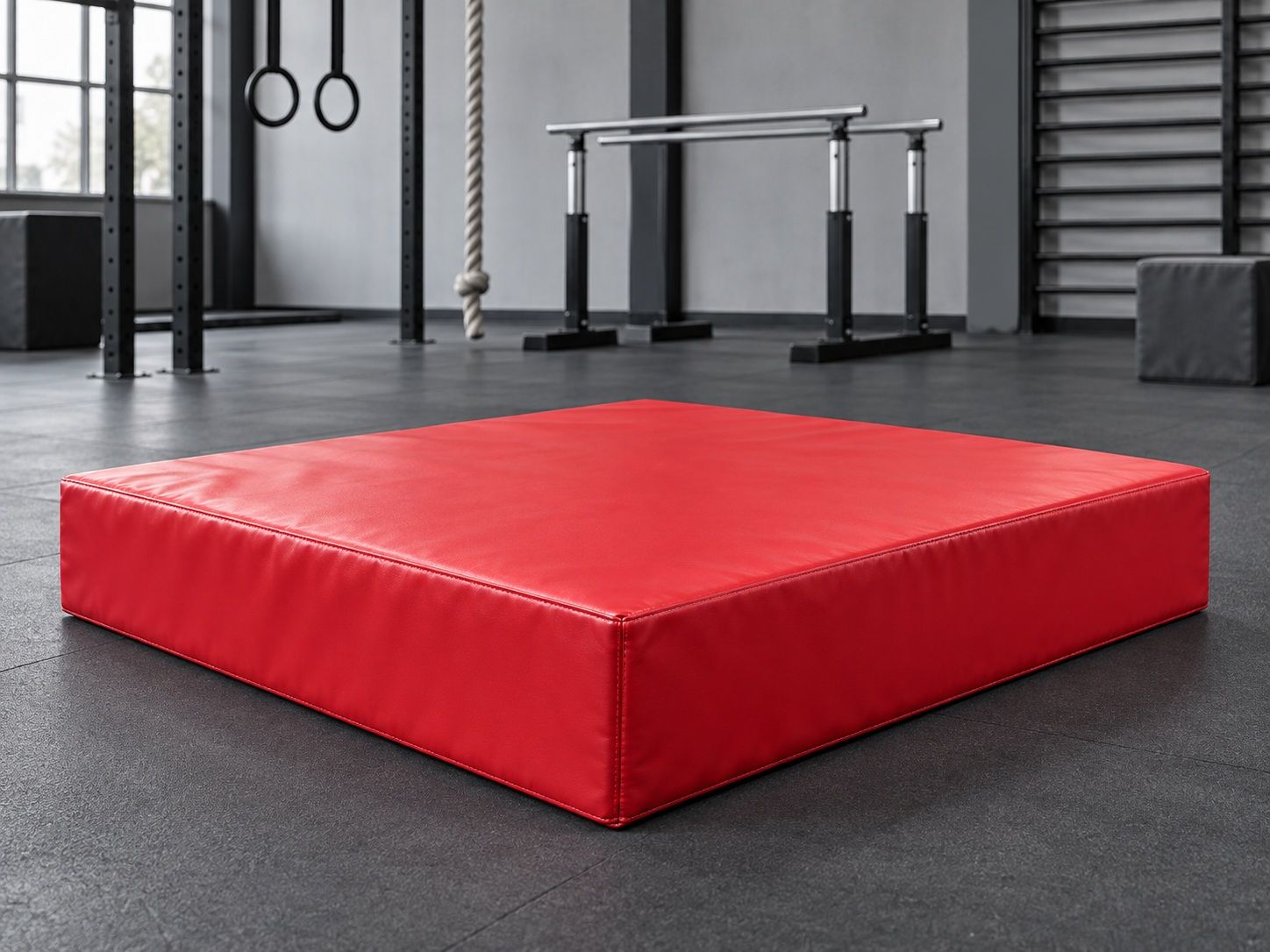 Мат спортивный ПВХ 100×100×20 см, поролон 23 кг/м³
