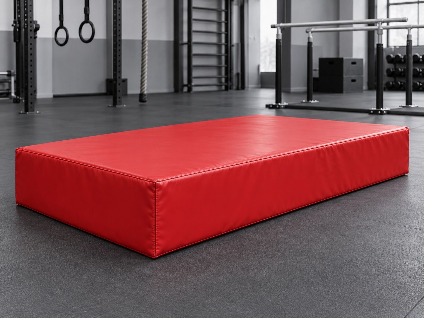 Мат спортивный ПВХ 200×100×30 см, поролон 23 кг/м³