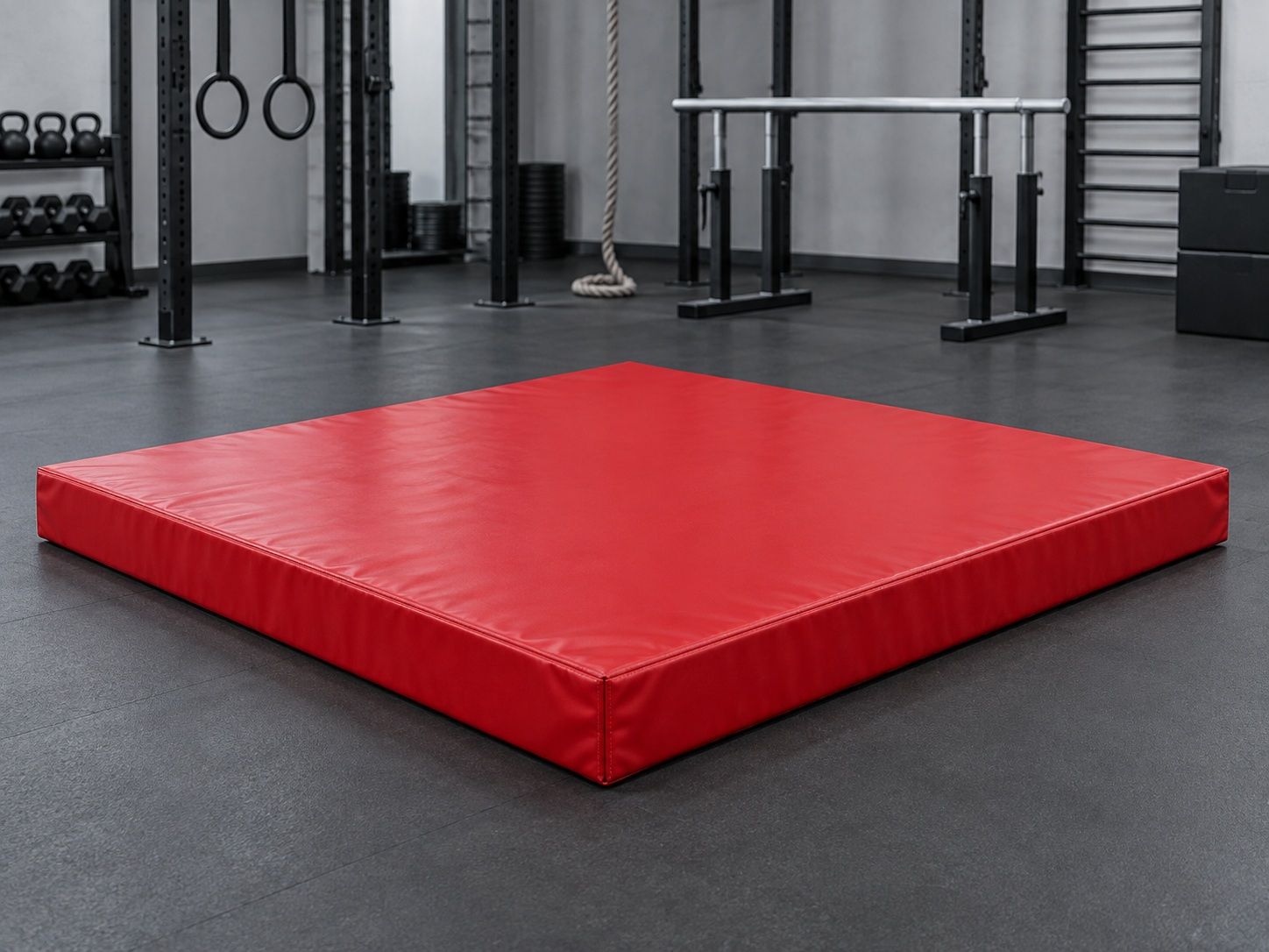 Мат спортивный ПВХ 200×200×15 см, поролон 23 кг/м³