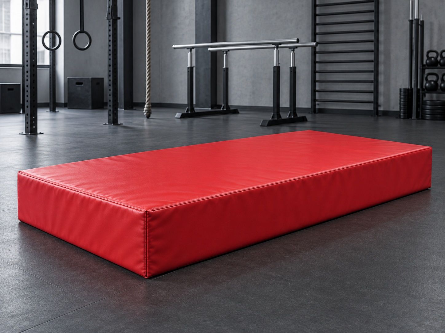 Мат спортивный ПВХ 250×100×30 см, поролон 23 кг/м³