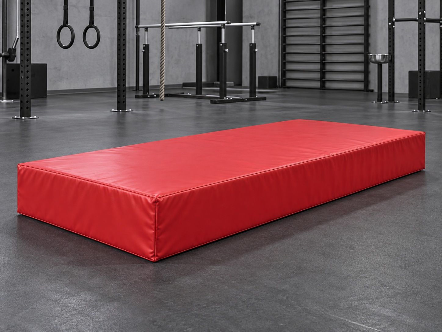 Мат спортивный ПВХ 250×100×40 см, поролон 23 кг/м³