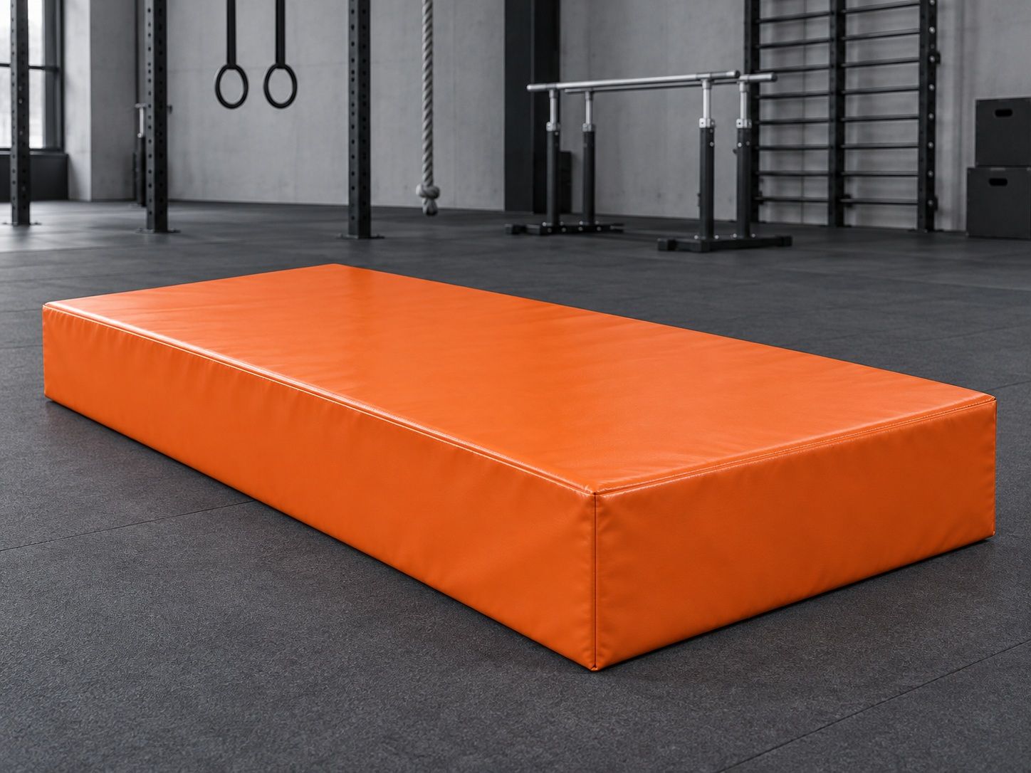 Мат спортивный ПВХ 250×100×40 см, поролон 23 кг/м³