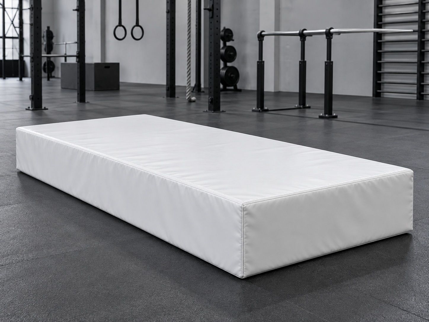 Мат спортивный ПВХ 250×100×40 см, поролон 23 кг/м³