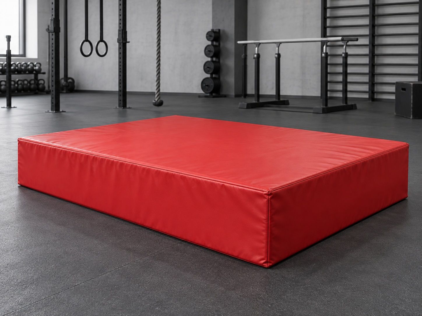 Мат спортивный ПВХ 250×150×40 см, поролон 23 кг/м³