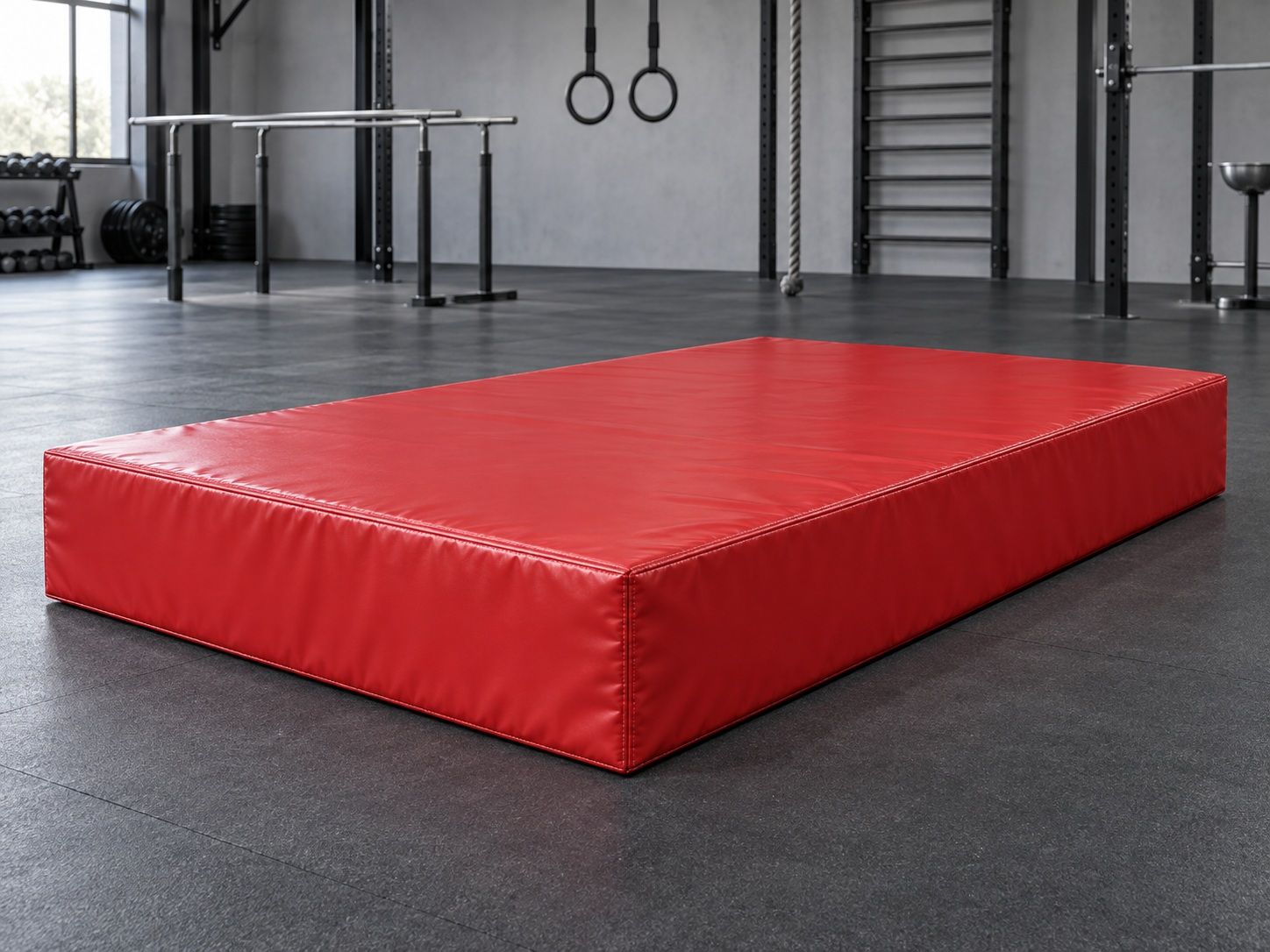 Мат спортивный ПВХ 250×150×50 см, поролон 23 кг/м³