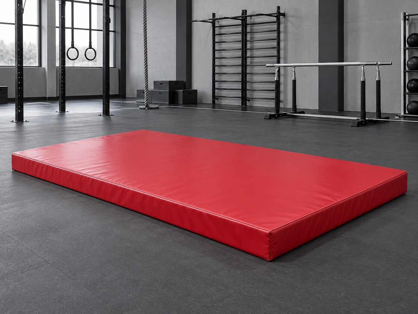 Мат спортивный ПВХ 400×200×10 см, поролон 23 кг/м³