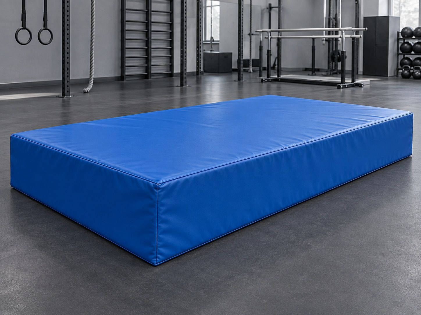 Мат спортивный ПВХ 400×200×40 см, поролон 23 кг/м³