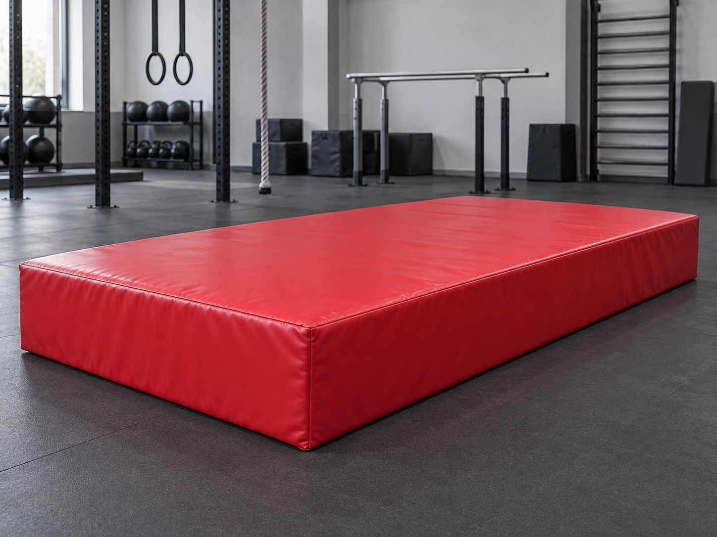 Мат спортивный ПВХ 400×200×40 см, поролон 23 кг/м³