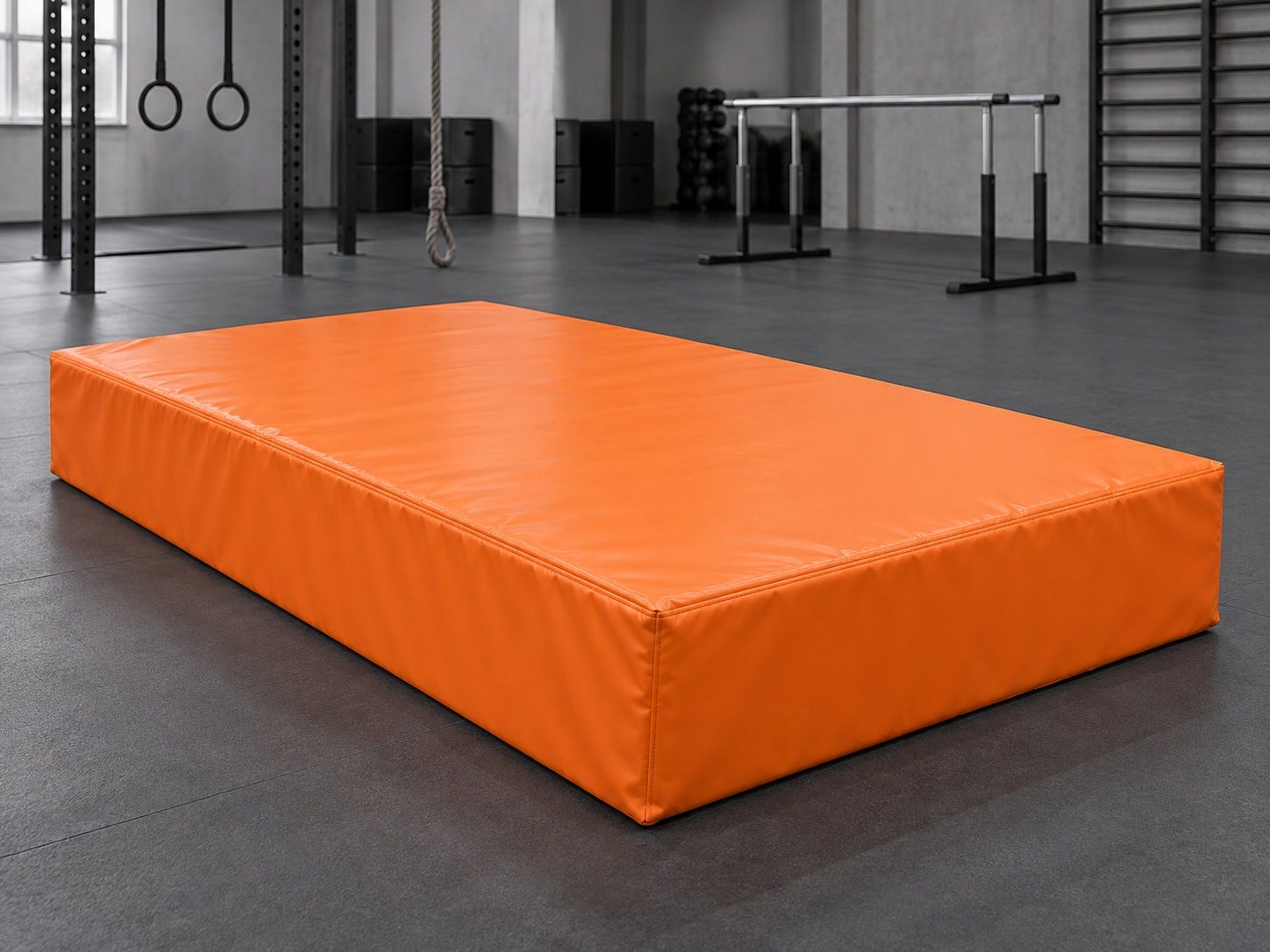 Мат спортивный ПВХ 400×200×40 см, поролон 23 кг/м³