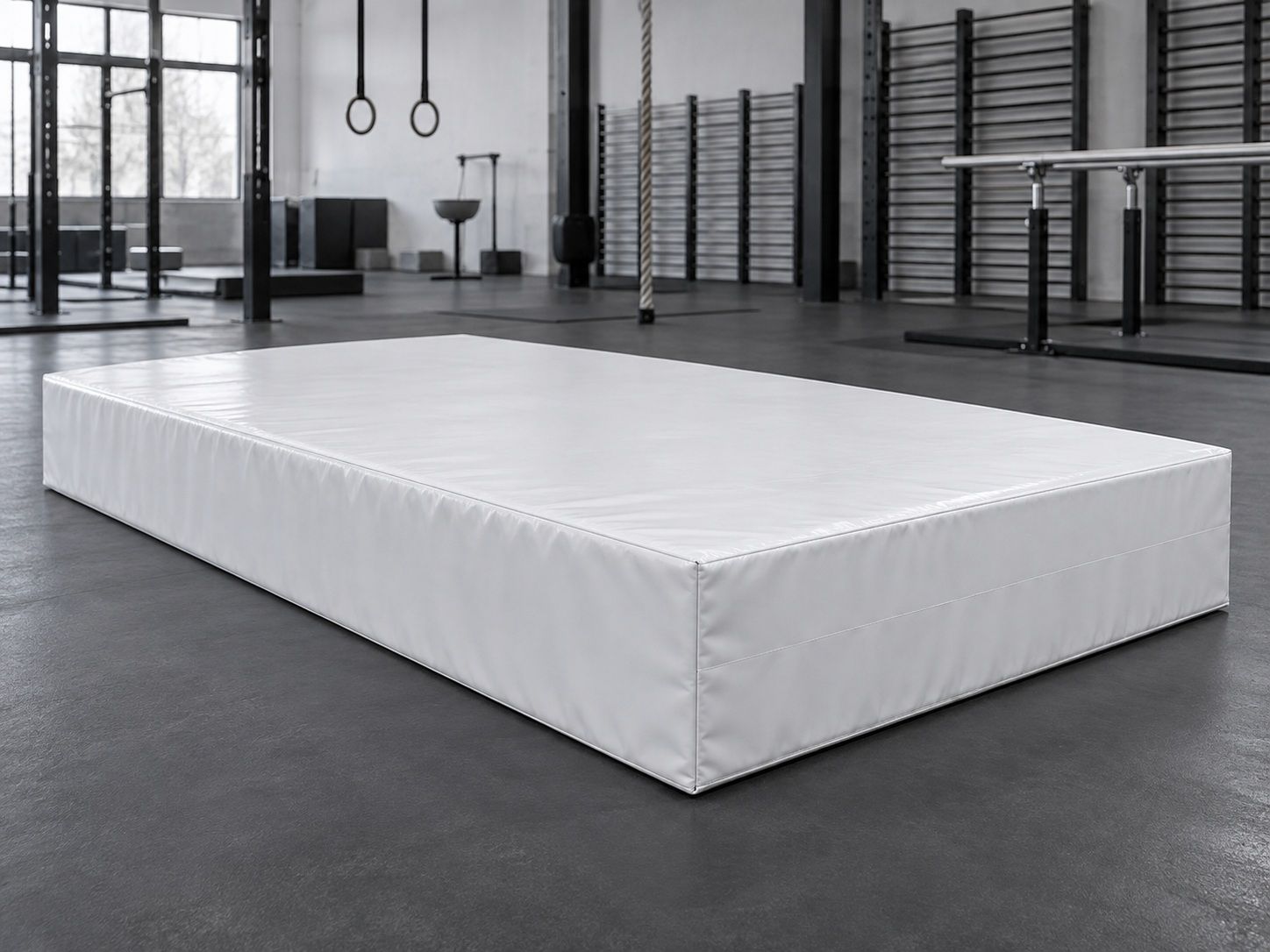 Мат спортивный ПВХ 400×200×40 см, поролон 23 кг/м³