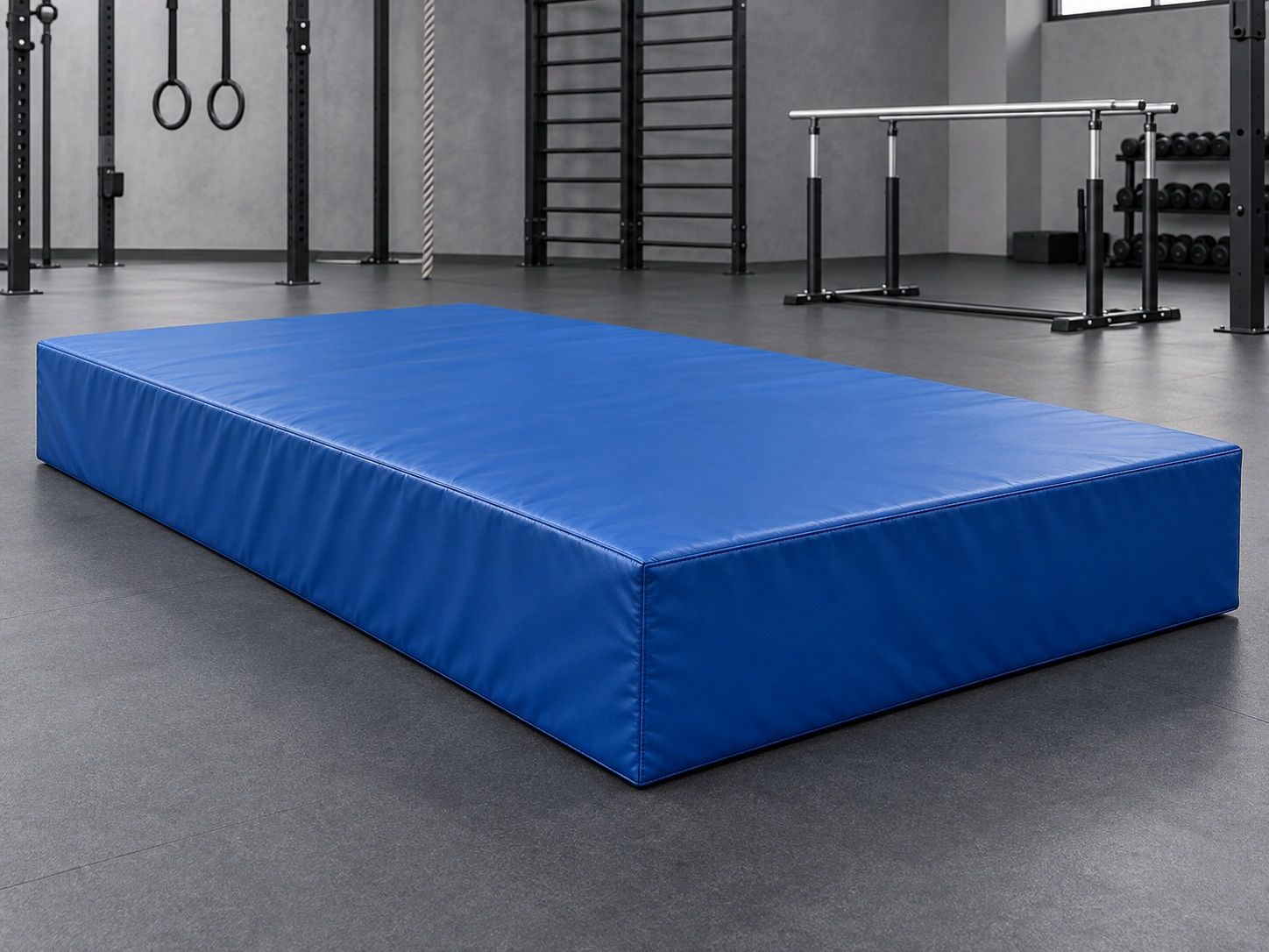 Мат спортивный ПВХ 400×200×50 см, поролон 23 кг/м³