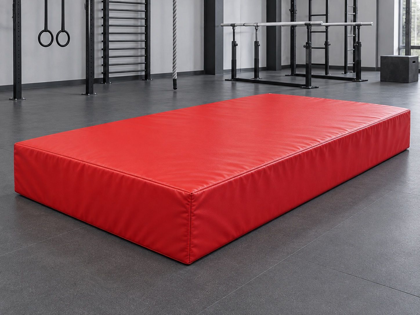 Мат спортивный ПВХ 400×200×50 см, поролон 23 кг/м³