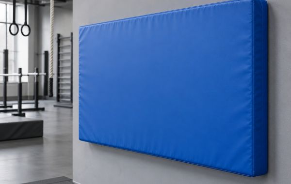 Мат настенный защитный ПВХ 200×100×8 см, поролон 23 кг/м³