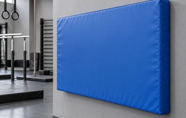 Мат настенный защитный ПВХ 200×120×8 см, поролон 23 кг/м³